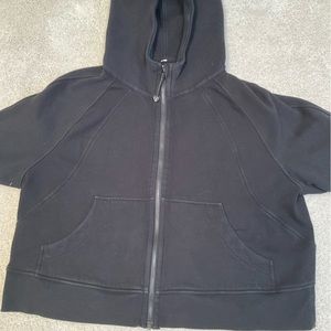 Lululemon Black scuba full zip m/L